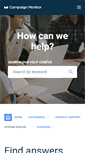 Mobile Screenshot of help.campaignmonitor.com